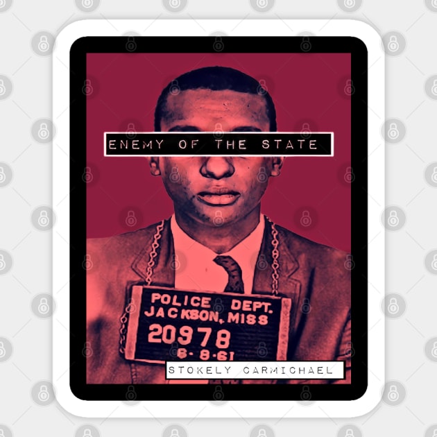 Stokely Carmichael Sticker by BlackOzean